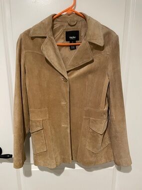 Women's Tan Button-Front Jacket